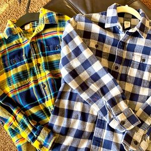 Gap Boys flannel shirts
